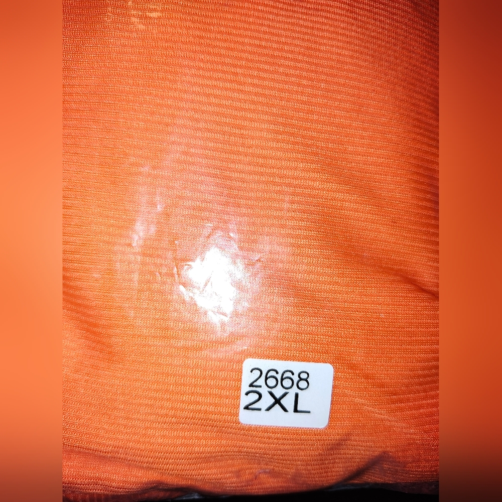 Elegant Orange Sleeveless Maxi Dress - Picture 3 of 5